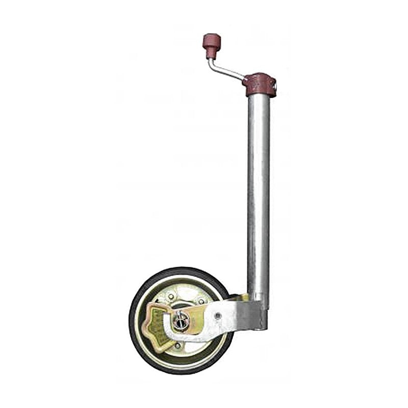 AL-KO Jockeyhjul Premium med kultrycksmätare Ø48 mm massivt gummidäck 230 x 80 mm 300 kg