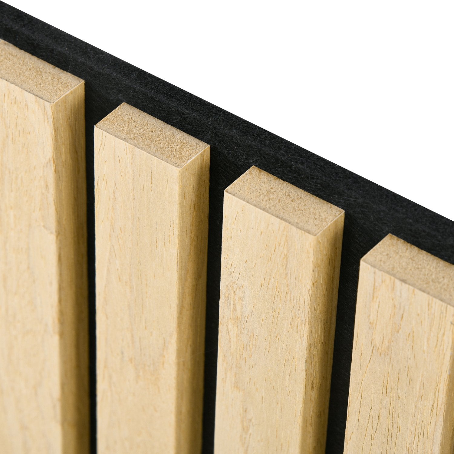 Akustikväggpaneler i ek 3D – 4-pack, 60x60 cm