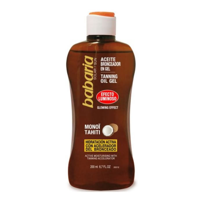 Babaria Tanning Oil Gel Glowing Effect 200ml