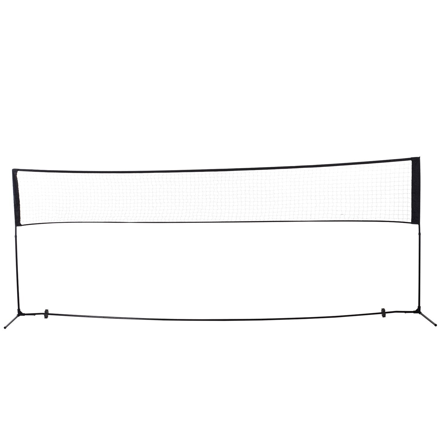 Badmintonnät Volleyboll Och Tennisnät, Portabelt, 2 Höjder 94/158Cm, Pe, 400X60Cm