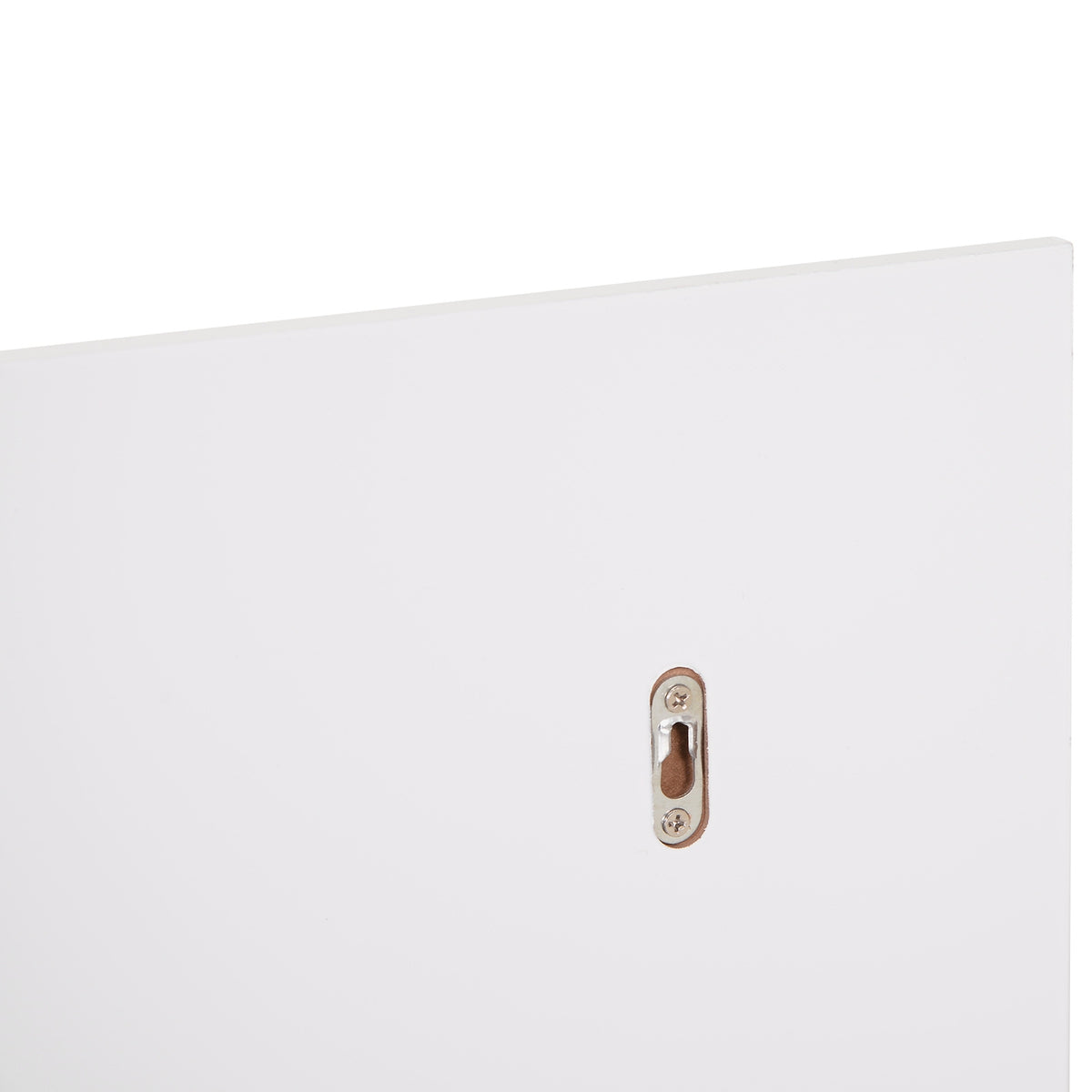 Badrumsväggspegel med 3 hyllplan, Vit MDF 60x10x48cm