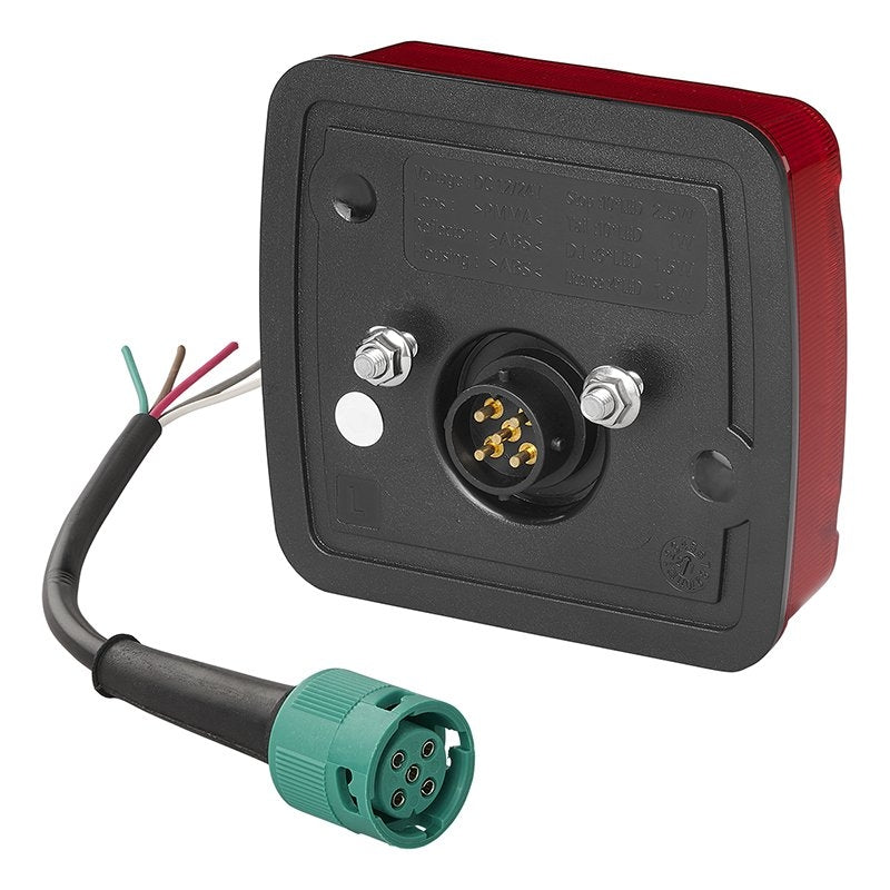 Baklykta 4 funktion 106 x 99 mm LED höger