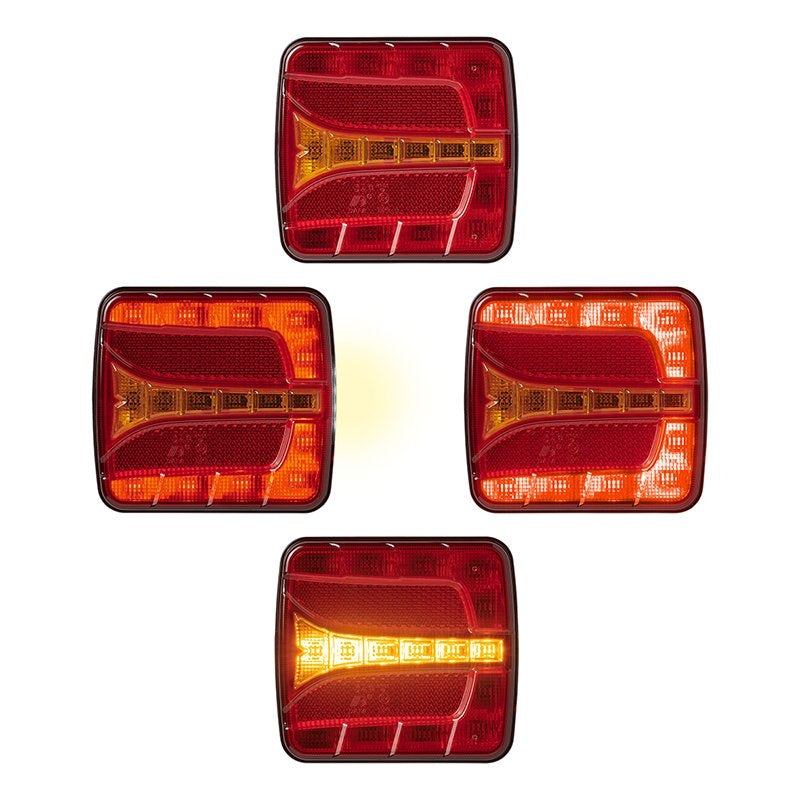 Baklykta 4 funktion 106 x 99 mm LED vänster