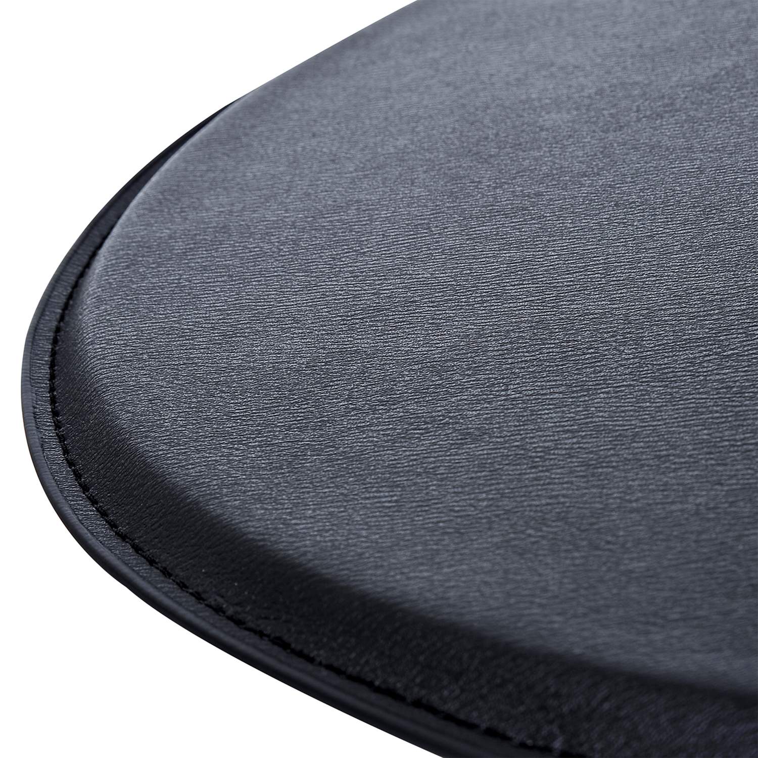 Barbord, bänkhöjd, svart konstläder, justerbar