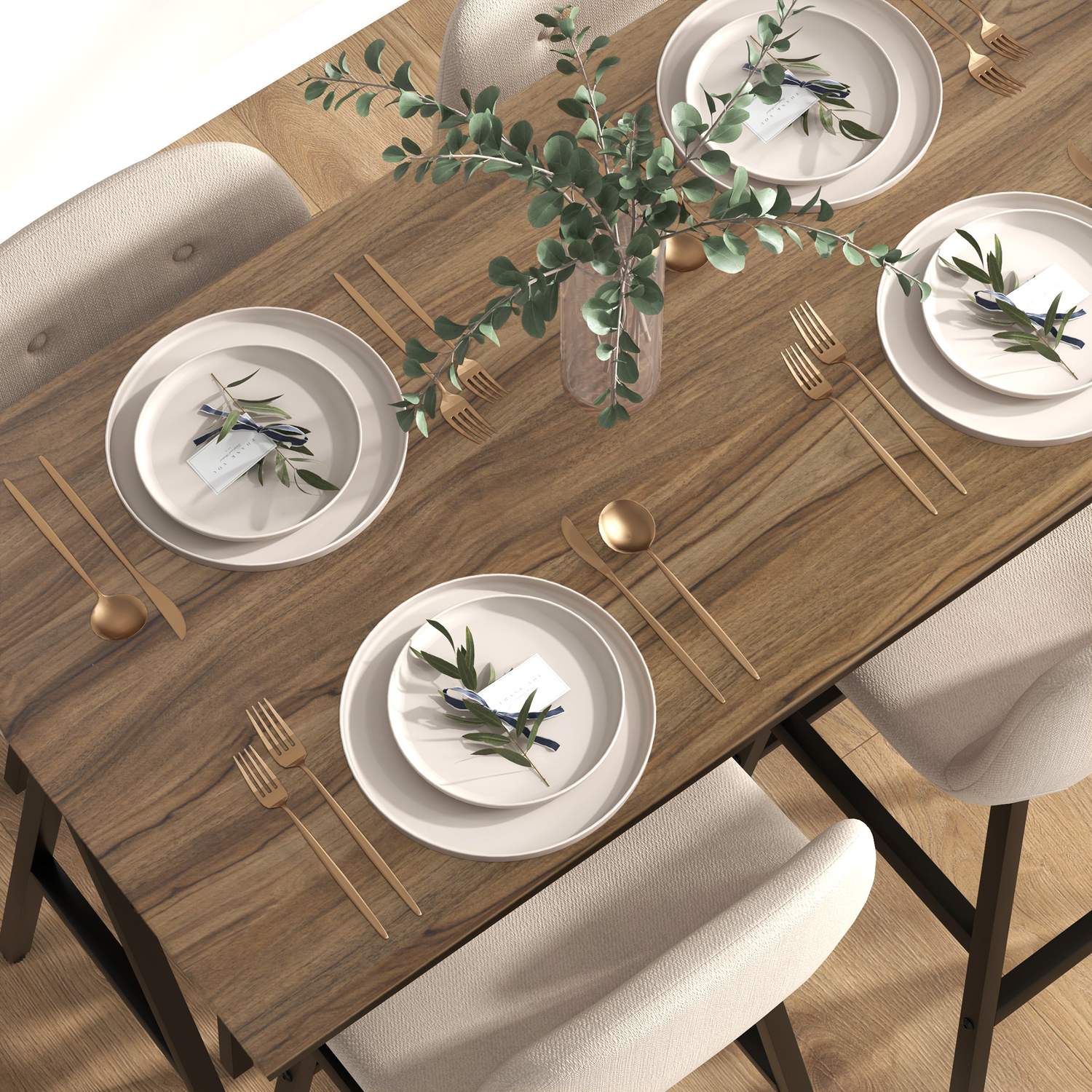 Barbordsset med pallar, 5-delat, stål, beige, 120x60x91 cm