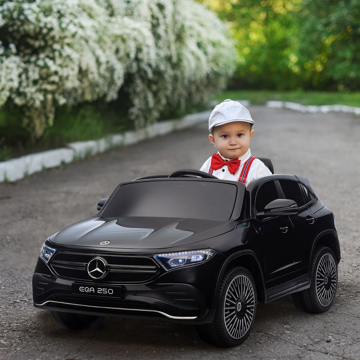 Elbil för barn med fjärrkontroll, MP3, lampor, 3-8 år