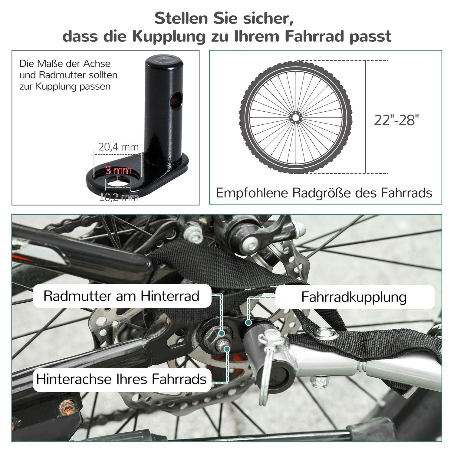 Barncykelvagn för 2, stålram, säkerhetsbälten
