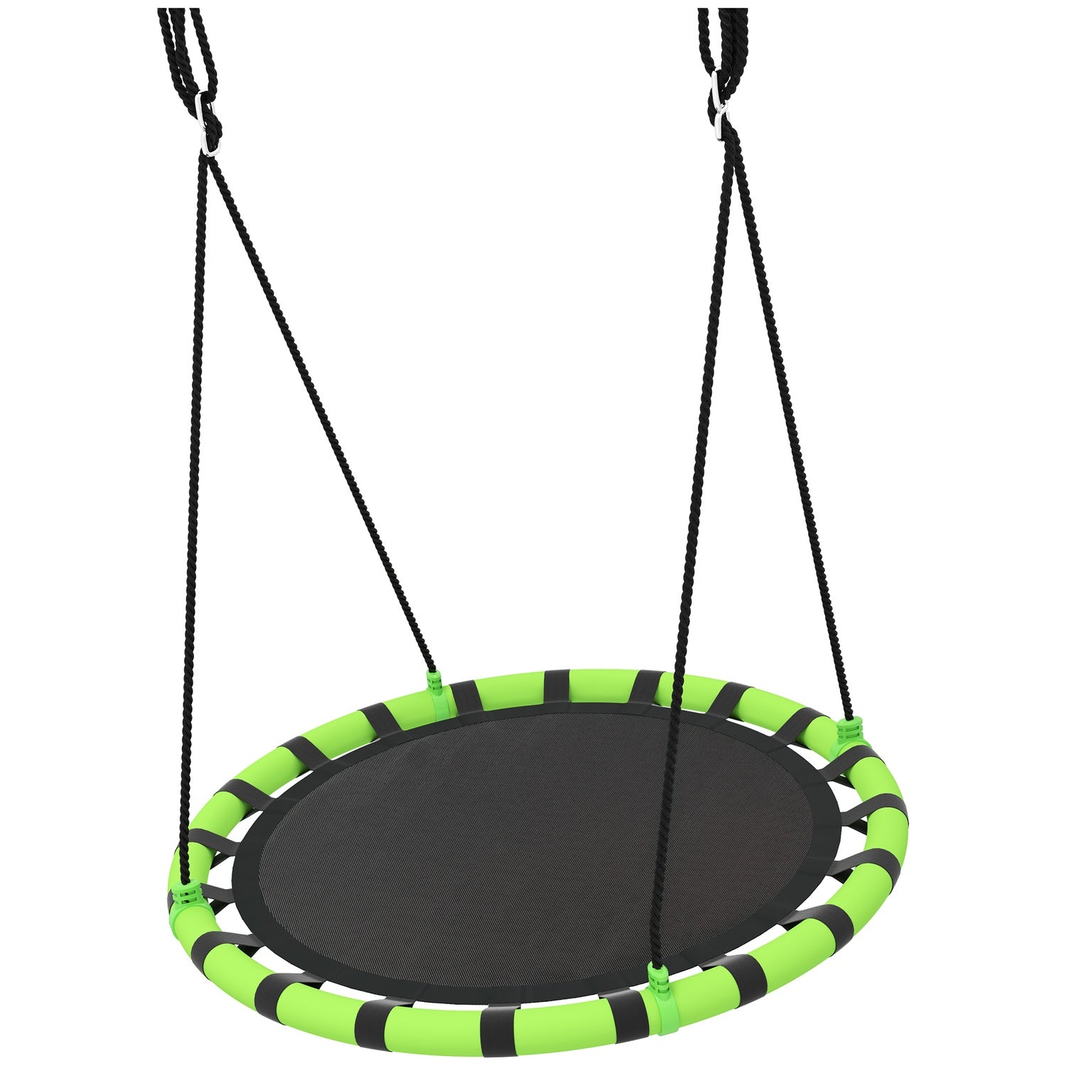 Barngunga, 150 kg Kapacitet, Ø100 x 180 cm, Svart