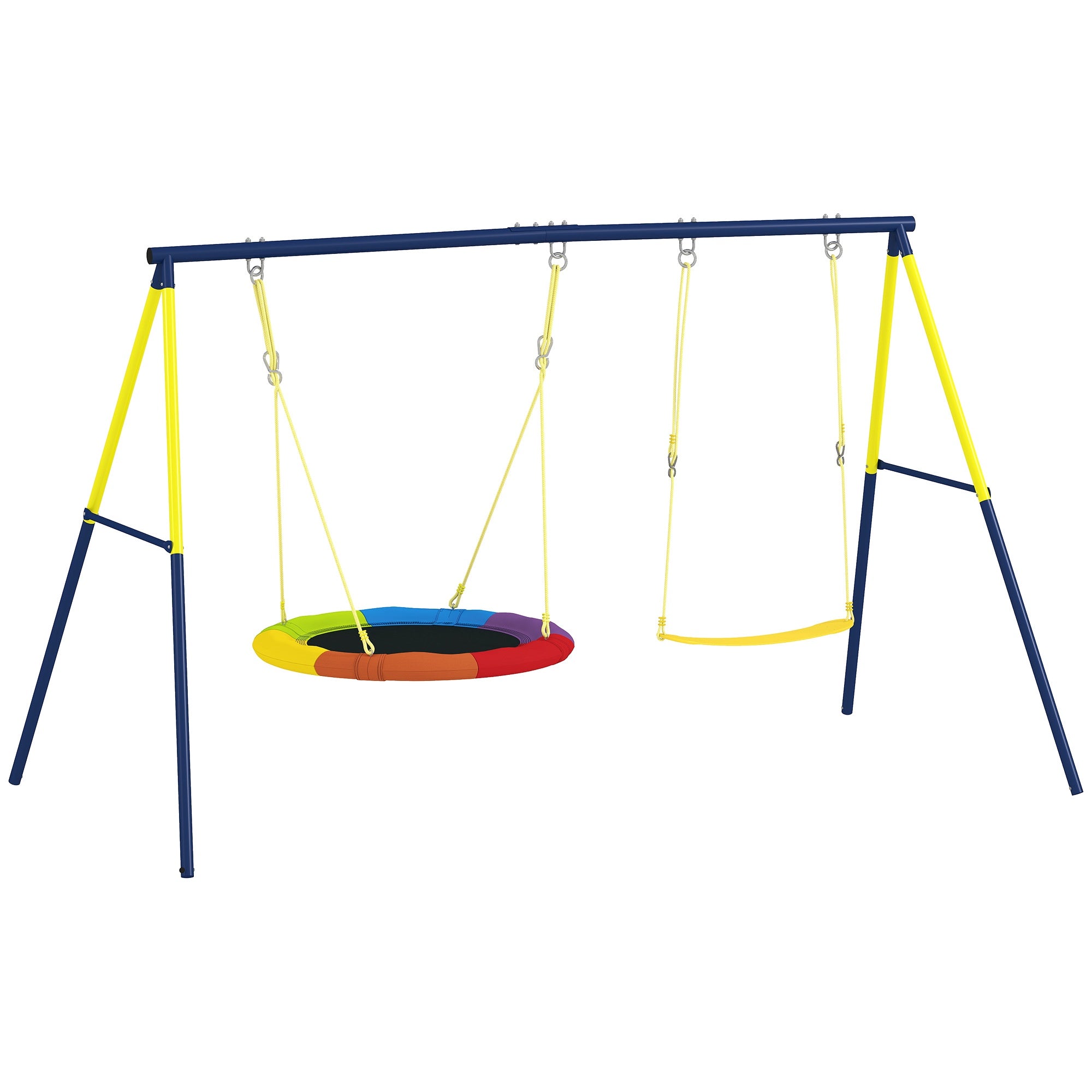 Barngunga med justerbara rep, 100 cm gungbo