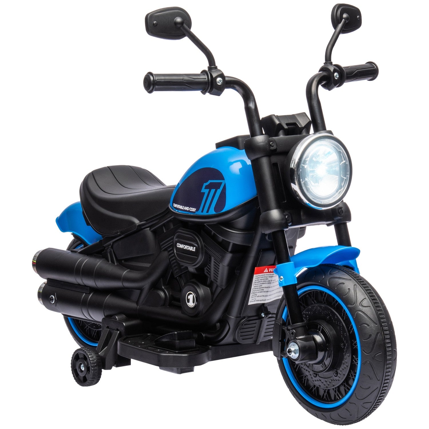 Elmotorcykel för barn, avtagbara hjul, ålder 1,5-3 år