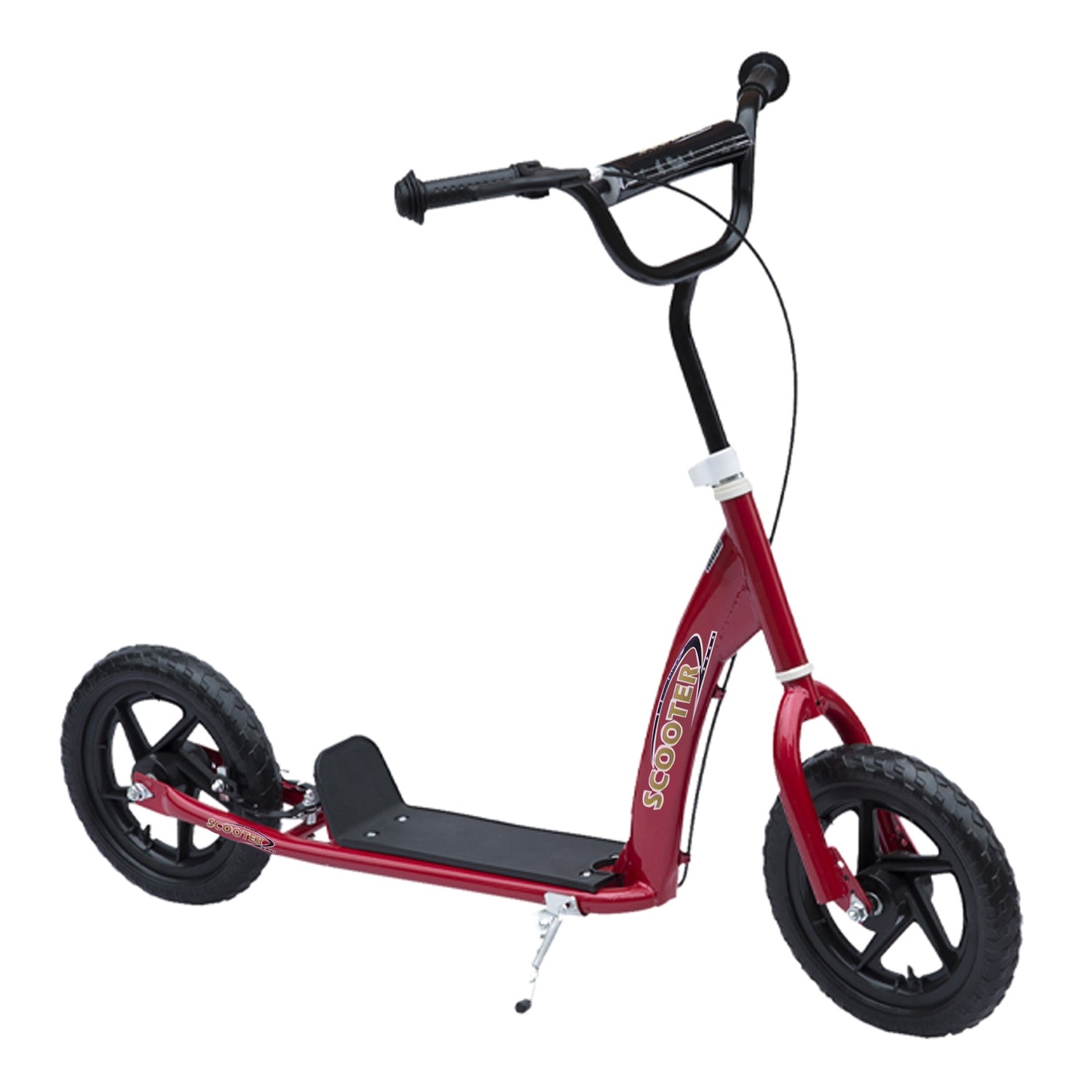 Barns 12"" Red City Scooter, justerbar höjd, bakbroms