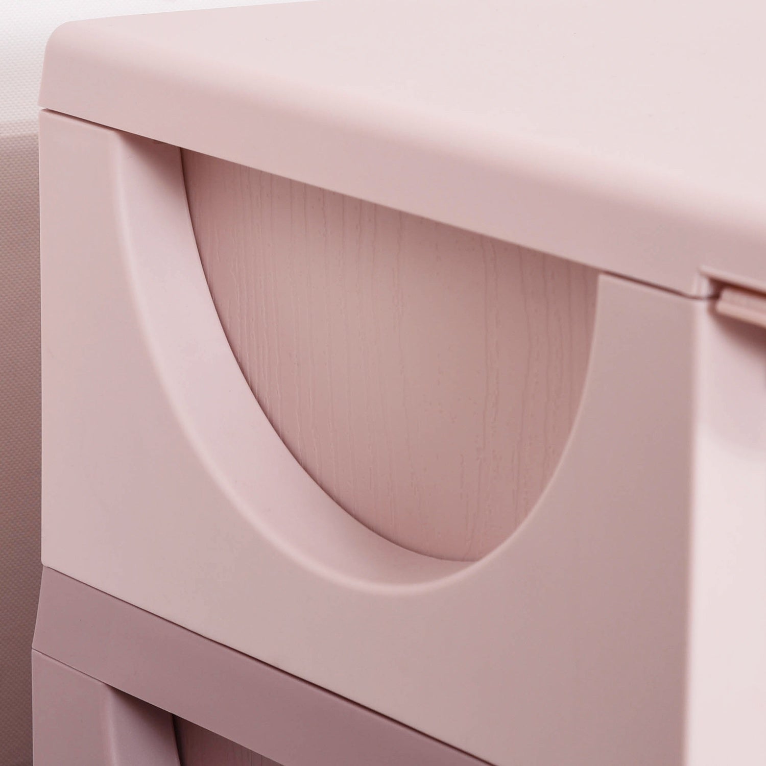 Barns 3-vånings leksaksförvaring Lådskåp – Rosa