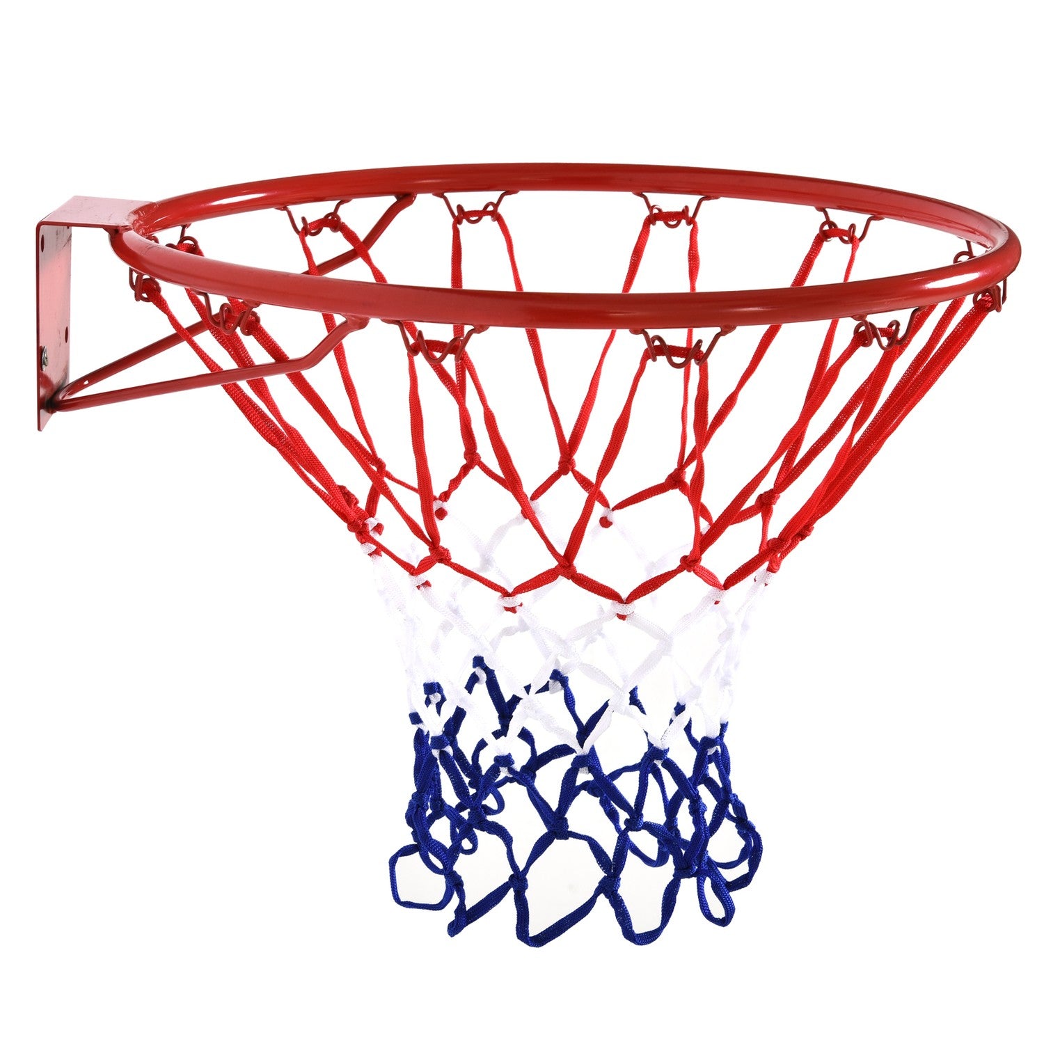 Basketbåge med nät, stålram, 46 cm diameter