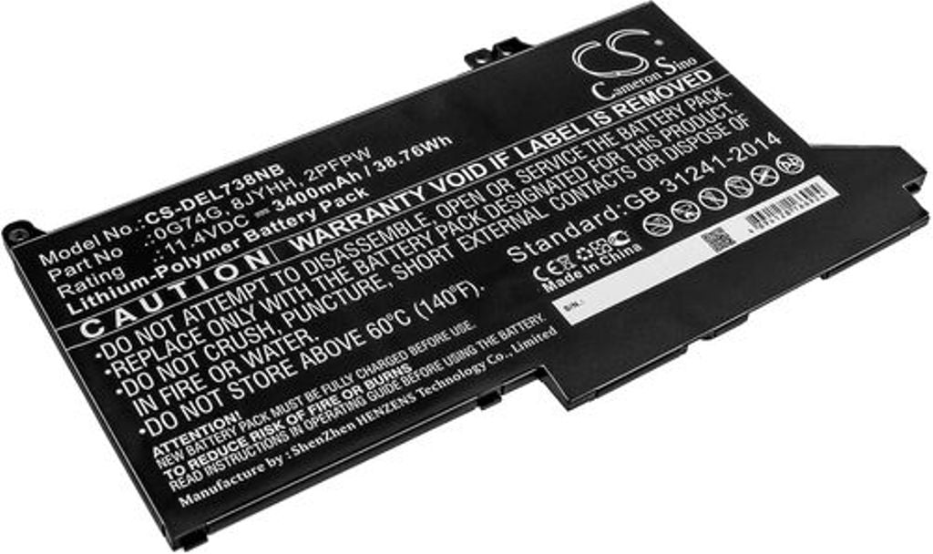 Batteri för Dell Latitude 12 7280 etc
