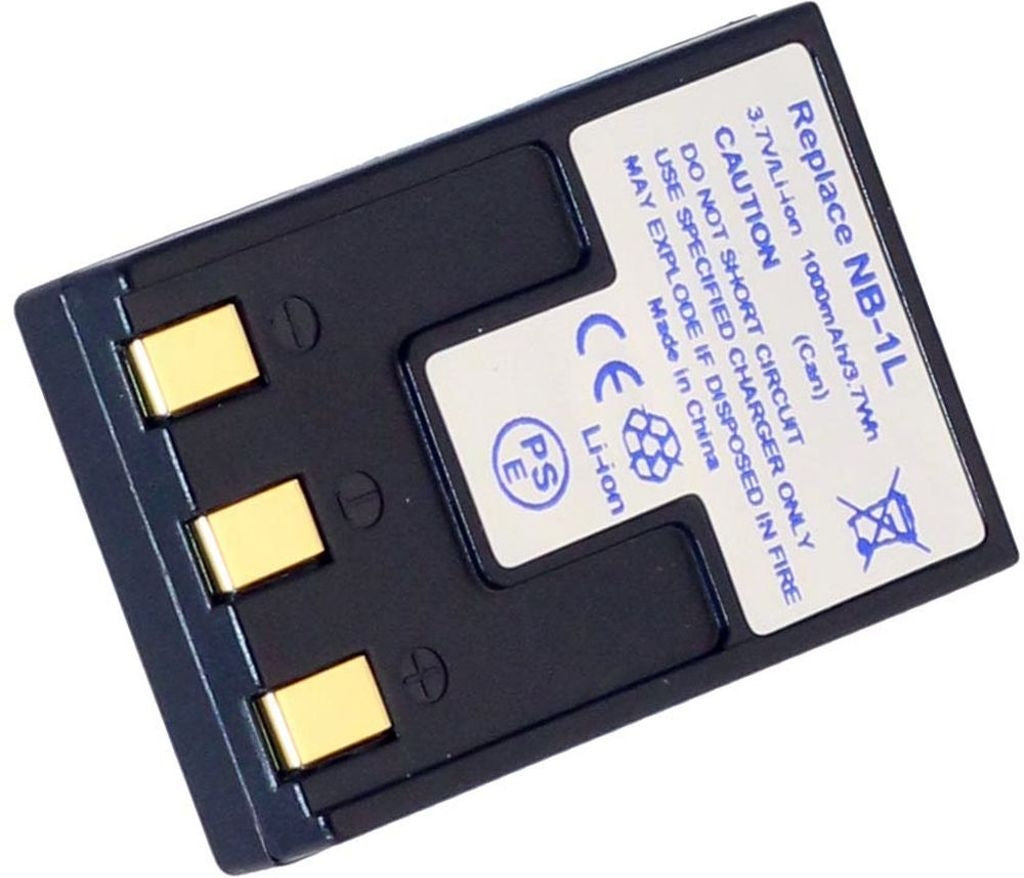 Batteri för NB-1L / 1LH ersättningsbatteri