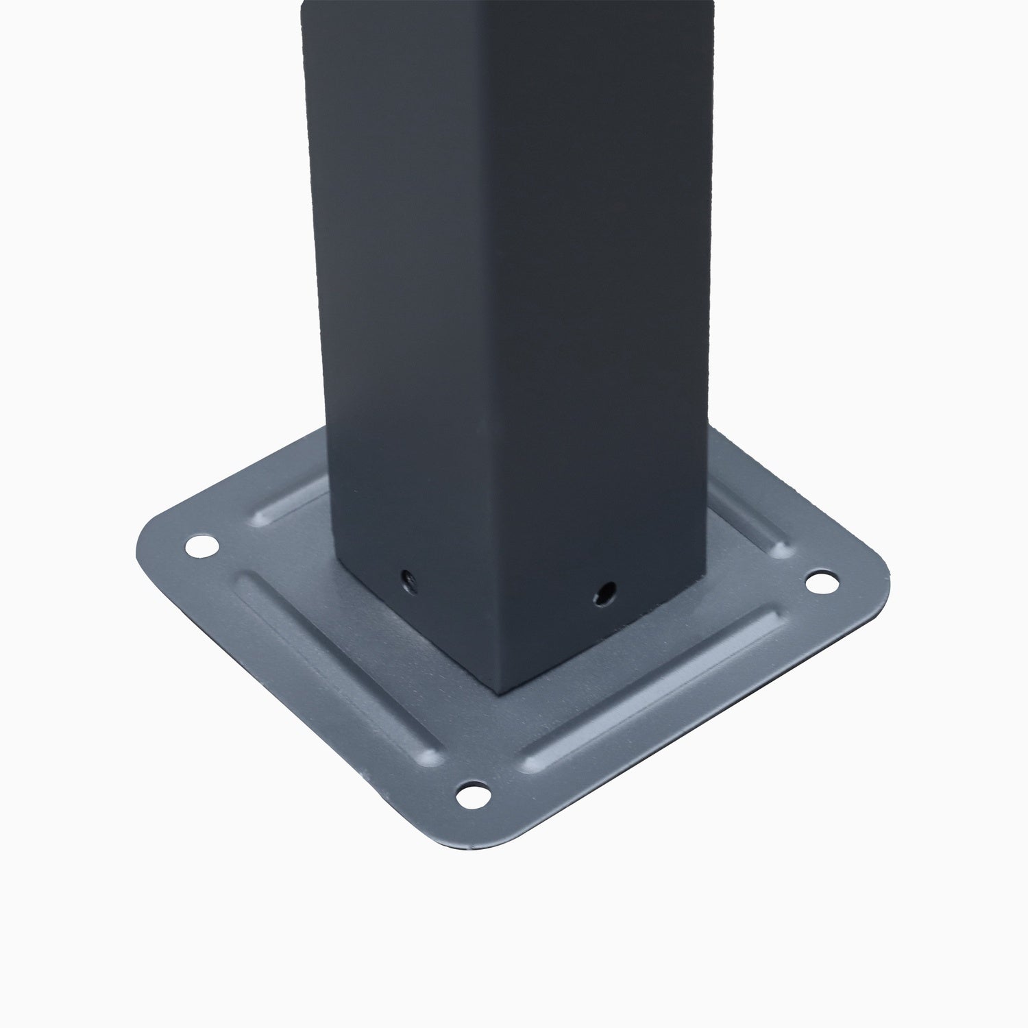 Black Metal Garden Arch Spaljé, väderbeständig, 2,97x2,95x2,3M