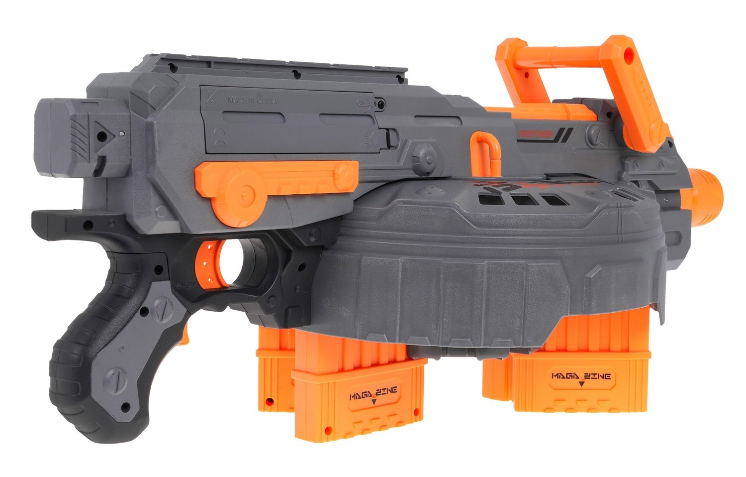 Blaze Storm Toy Rifle med 4 magasiner og 60 myke kuler