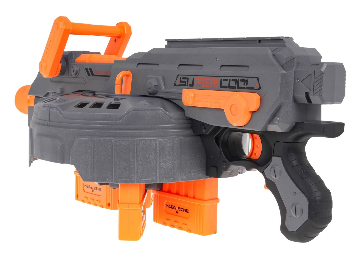 Blaze Storm Toy Rifle med 4 magasiner og 60 myke kuler