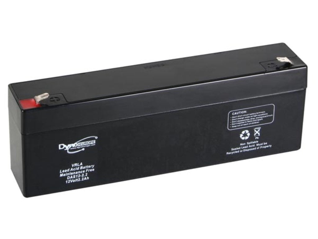 Blybatteri 12 V - 2,2 Ah 177,5 X 34 X 66 Mm