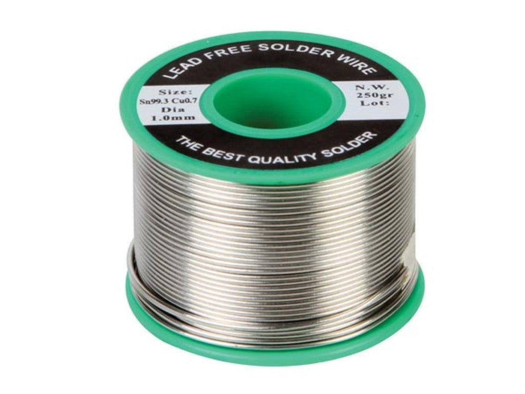 Blyfritt löd Sn 99,3% - Cu 0,7% 1Mm 250G