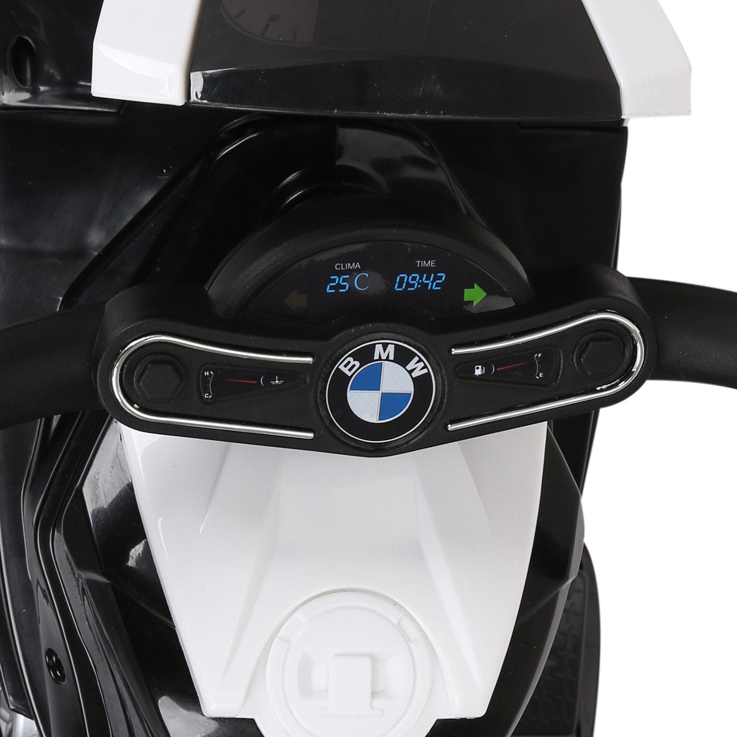 Bmw S1000Rr lisensiert elektrisk barnemotorsykkel barnebil med batteri, trehjulssykkel, stål, svart, 66X37X44 Cm