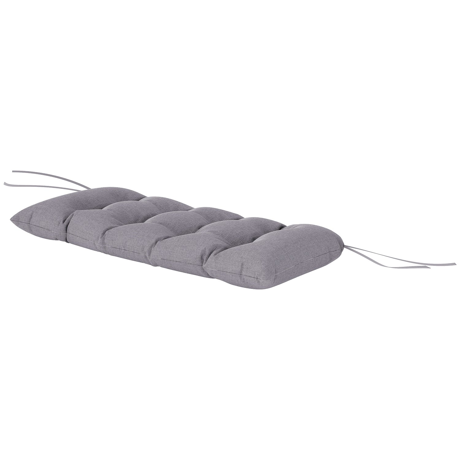 Utomhusbänkskudde 105 x 46 cm, Vattenavvisande, Grå