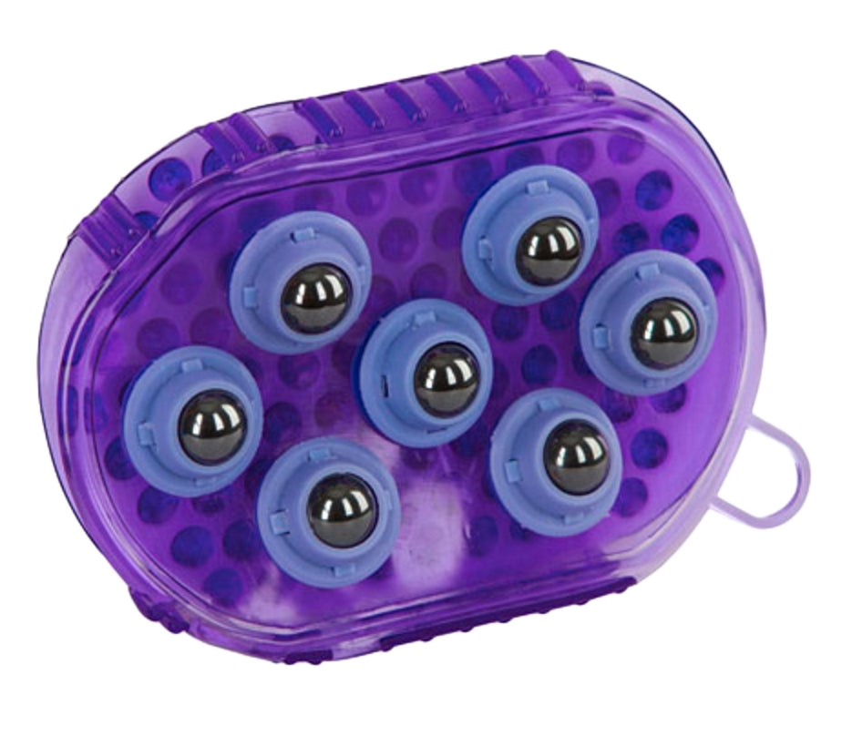 Magnetisk massasjebørste lilla