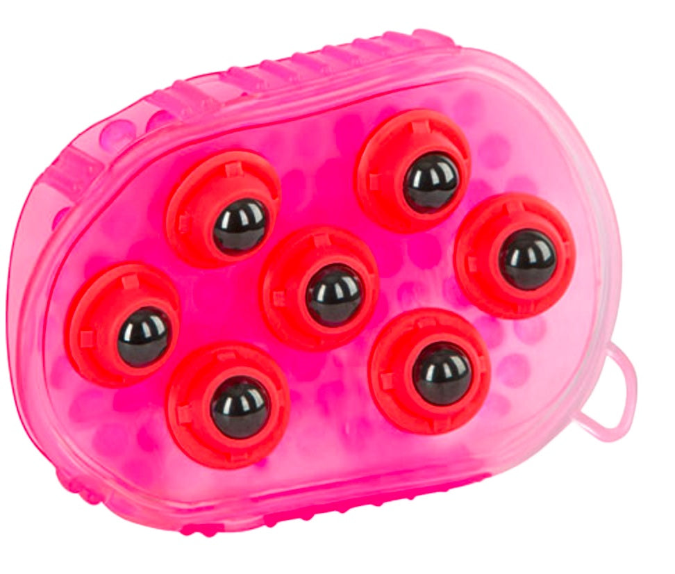 Magnetisk massasjebørste rosa