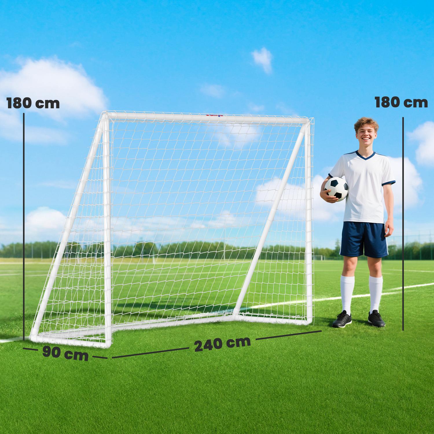 Bärbart trädgårdsmål i fotboll – väderbeständigt, enkelt att installera