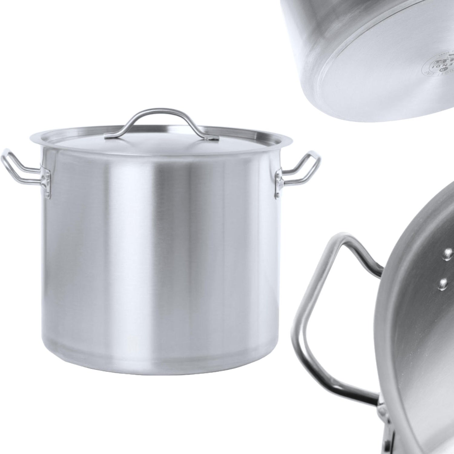Budget Line gryta med lock 50 l diameter. 400 x 400 h - Hendi 834701