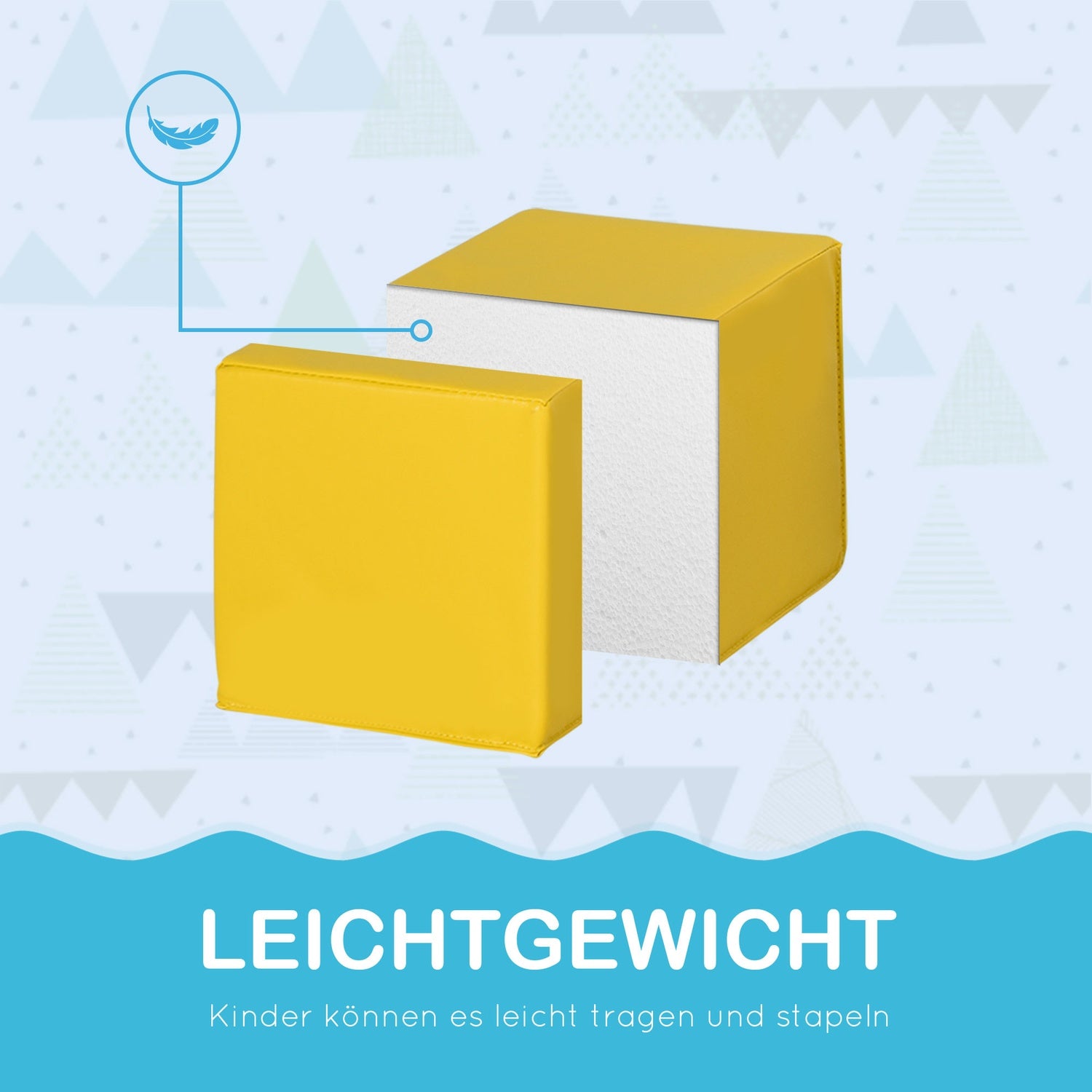 Byggklossar i skum, mjuk och säker för småbarn 1-3 år