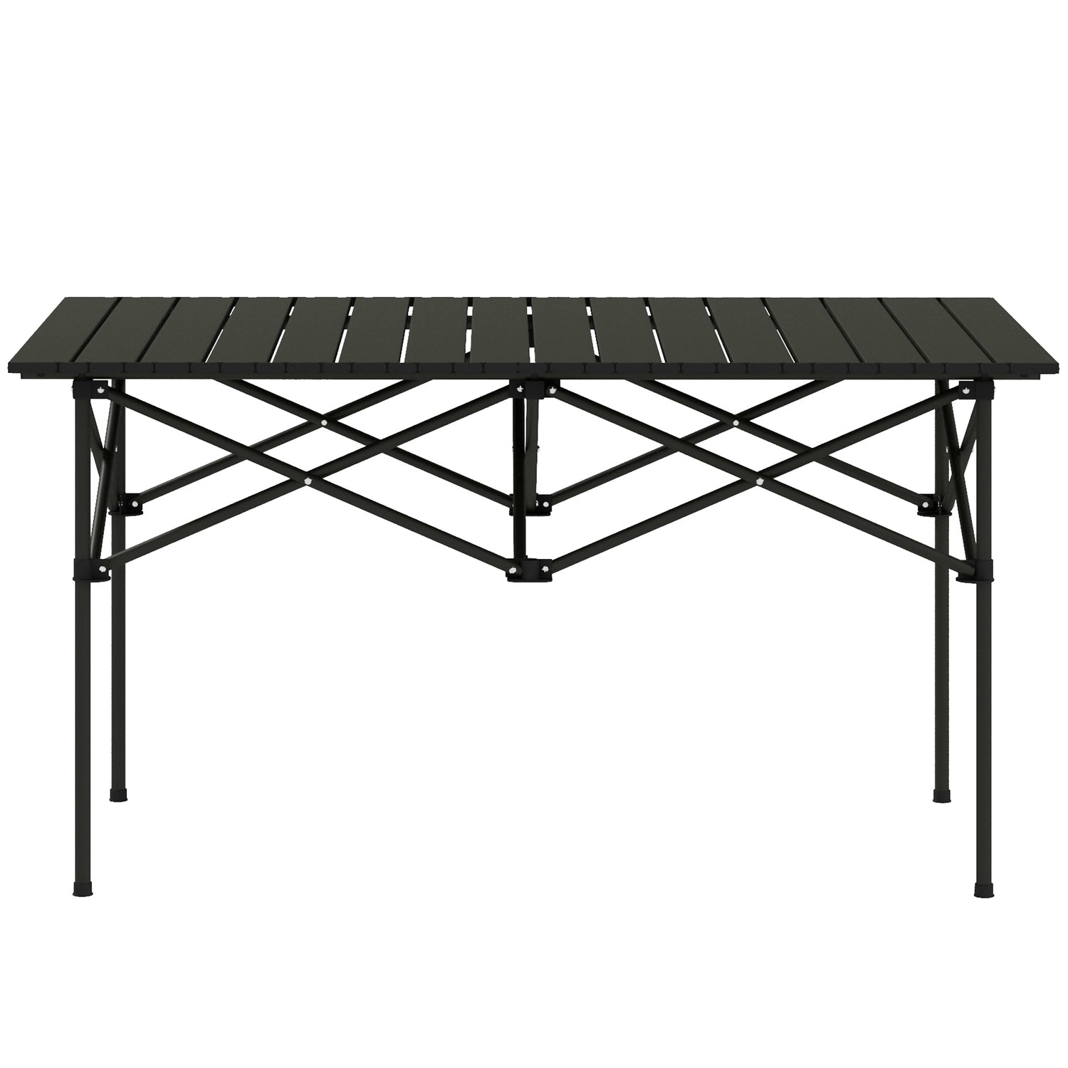 Campingbord – aluminium, hopfällbart, lätt, 2-personer