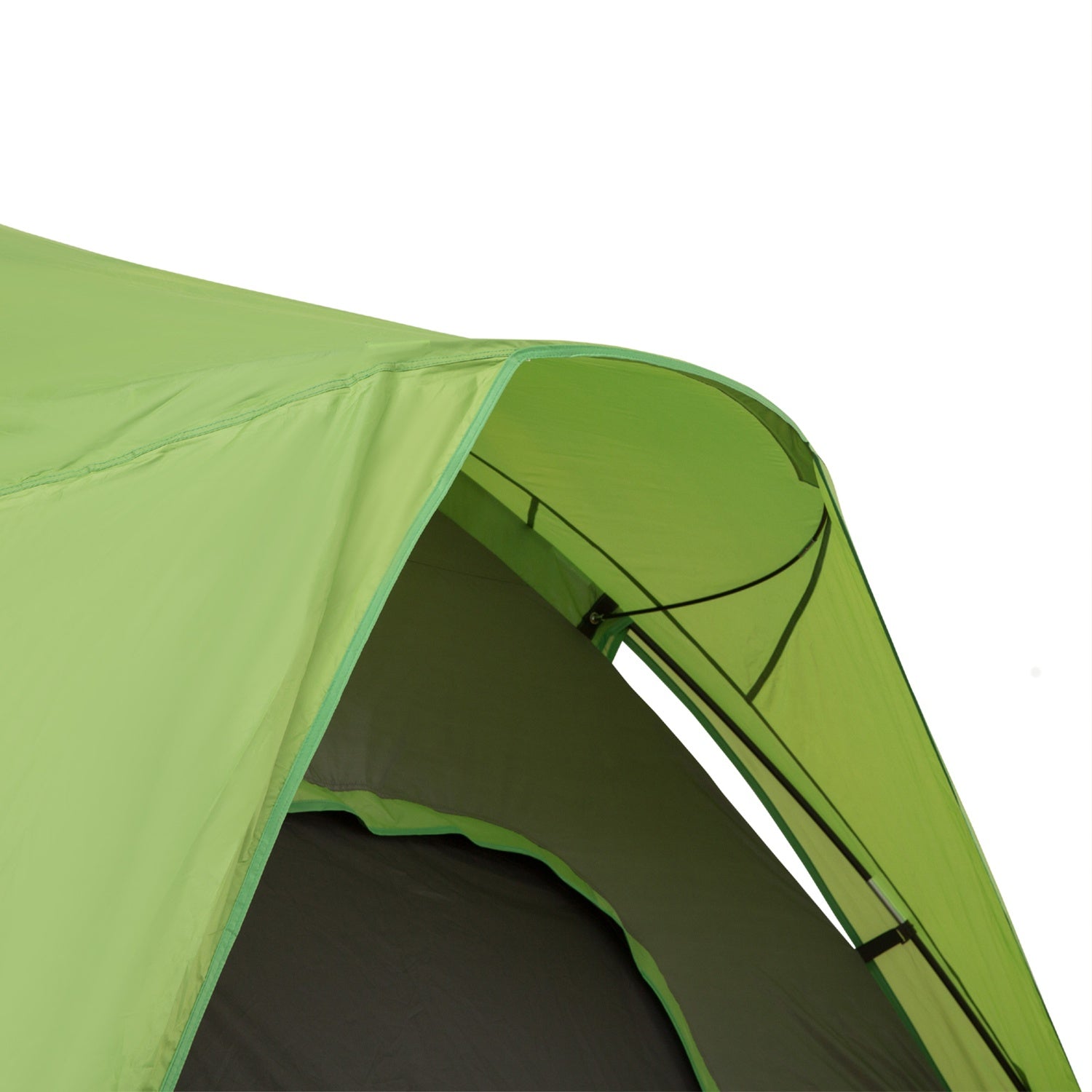 Campingtält för 4-5 personer, glasfiberpolyester, grönt