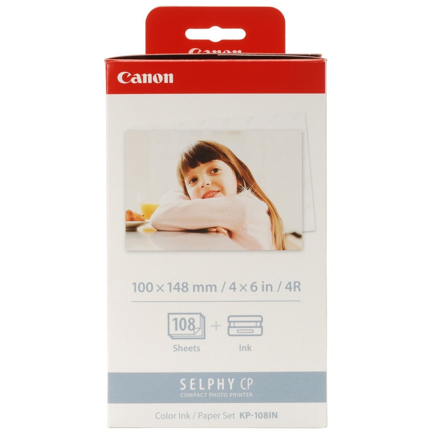 Canon KP-108IN - kit för utskriftstillbehör, 108 ark + 3 färgbläckpatroner