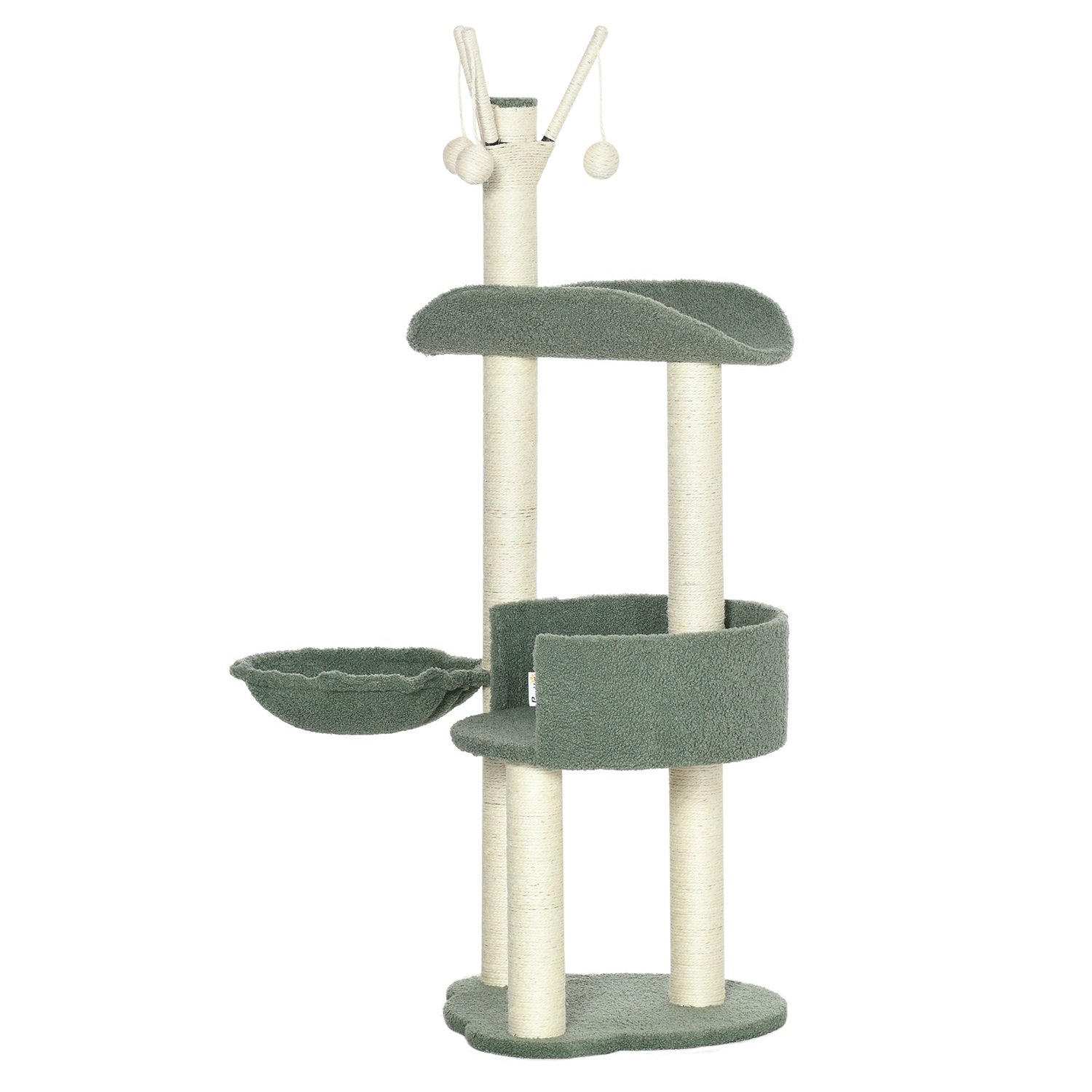 Cat Climbing Tree, 123 Cm, med solstol & lekboll