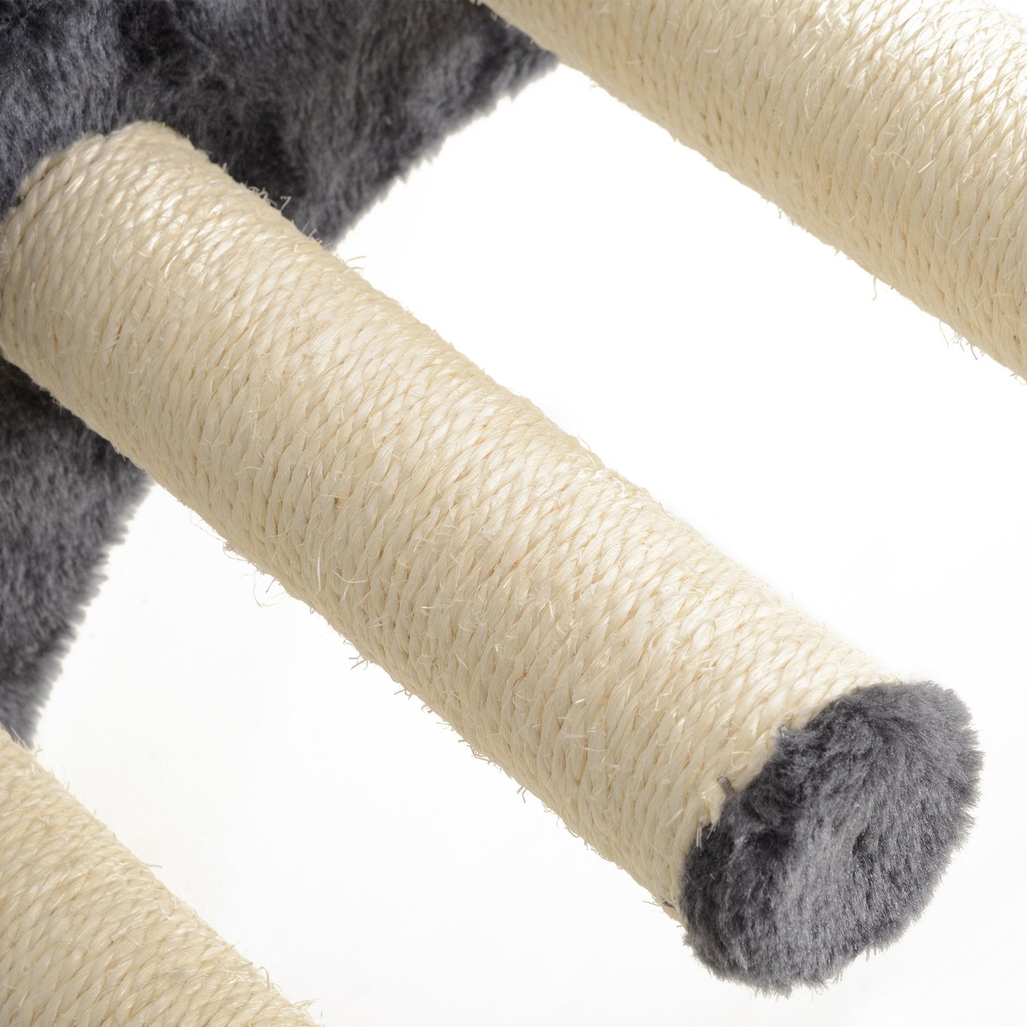 Cat Climbing Wall Set med hängmatta, mörkgrå, 4-delad