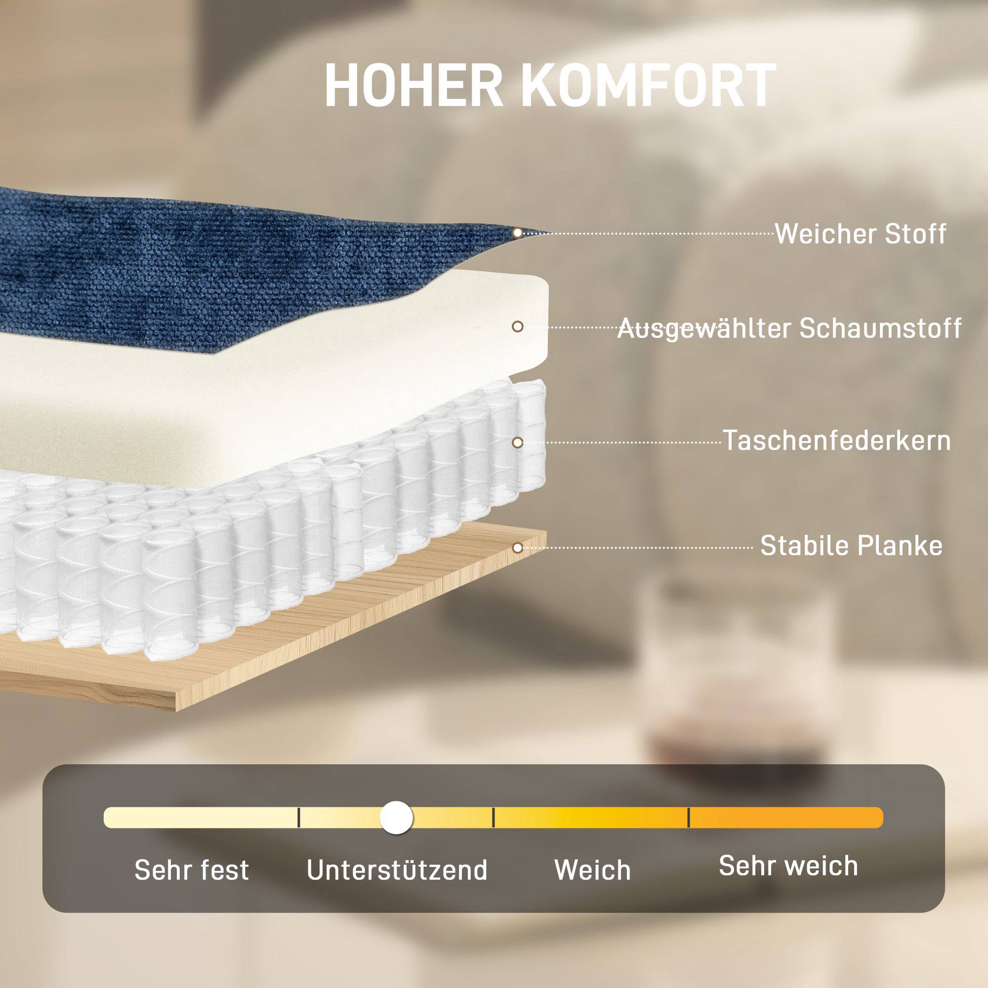 Chenille fåtölj, 360 graders vridbar, 70 cm sittbredd