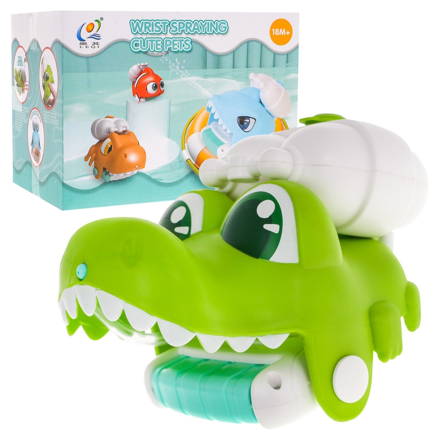 Crocodile Wrist Water Gun for Kids - Morsomt badeleke