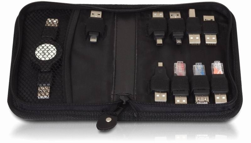 Delock USB Adapter Kit - adapterväska, 10 delar