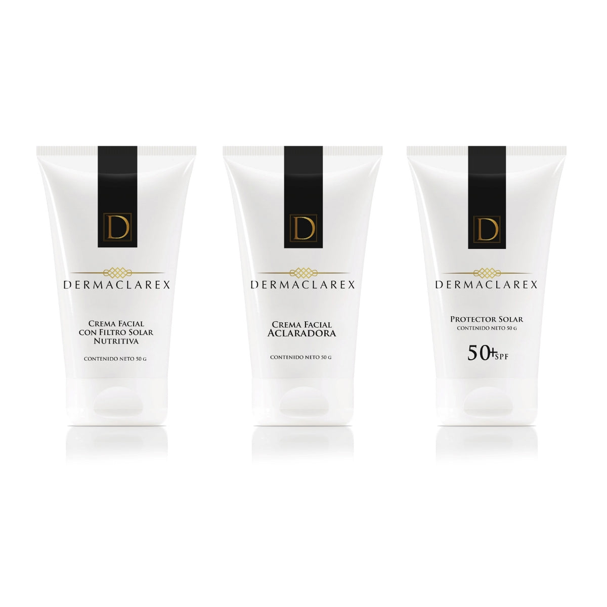 Dermaclarex - Dag- och nattkräm + SPF50 - set om 3