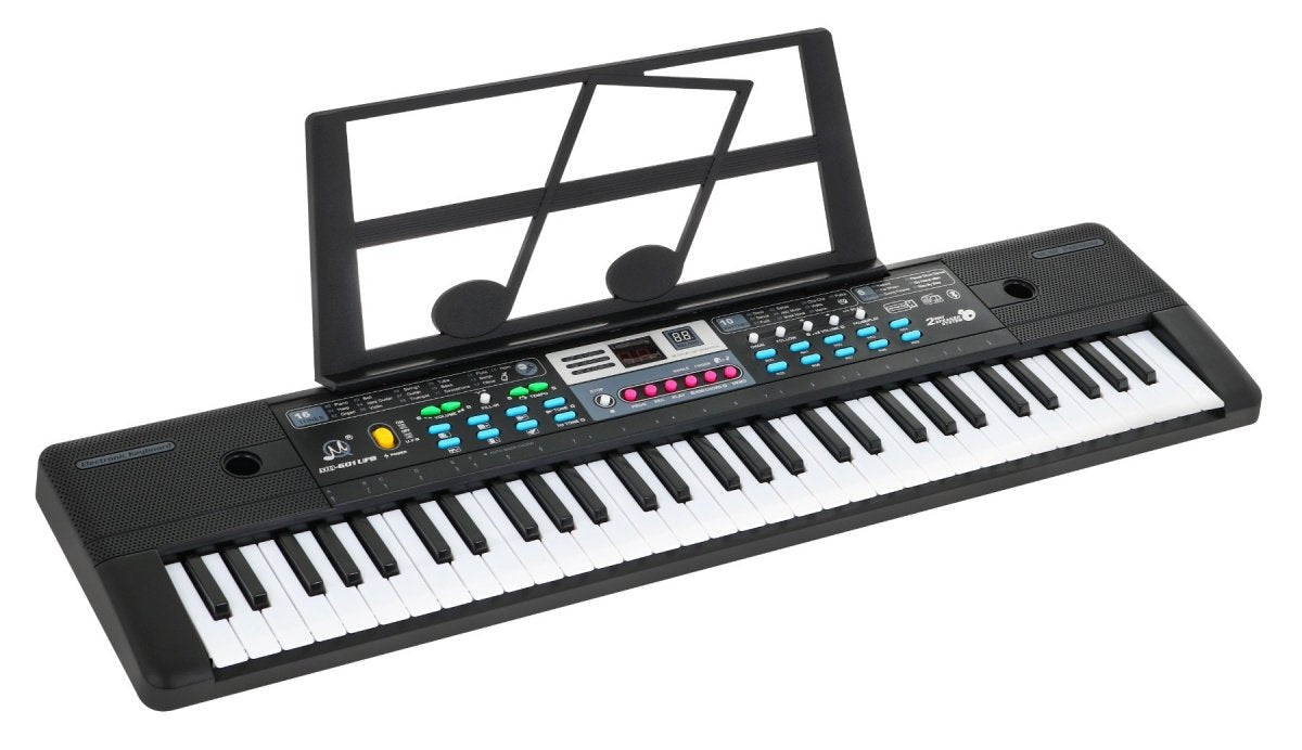 Digitalt tastatur med 61 taster med Bluetooth, MP3 og USB-port