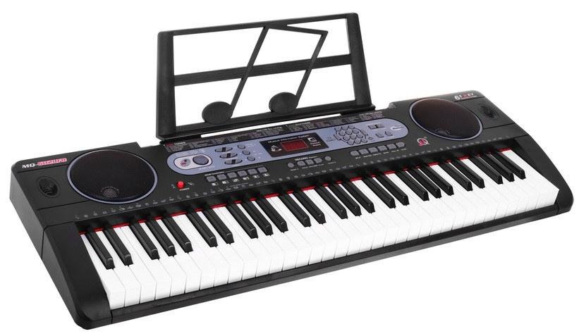 Digitalt tastatur med 61 taster med Bluetooth, USB og MP3-inngang