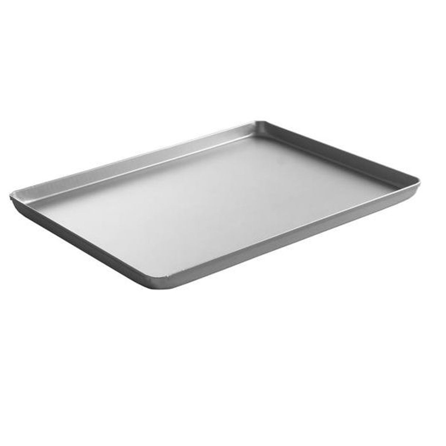 Displaybricka för bagerikonfektyr i aluminium 600x400x20 mm silver - Hendi 808511