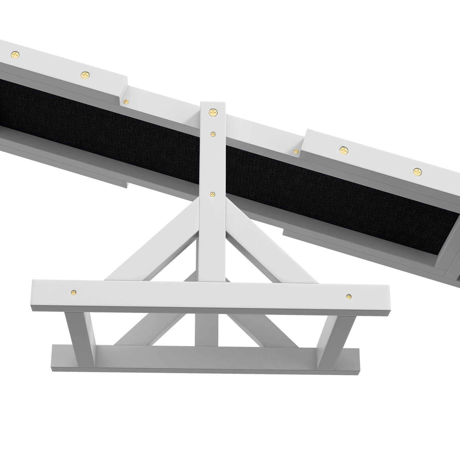 Dog Agility gungbräda, halkskyddad träramp för <30 kg