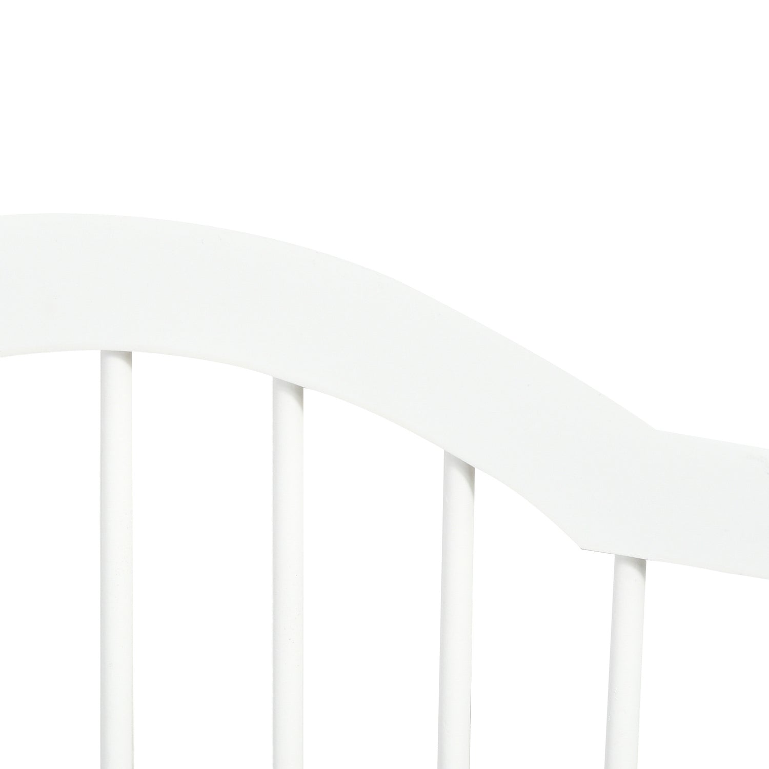 Dog Gate Barrier, Stabil 3-Panel MDF, Vikbar, Vit