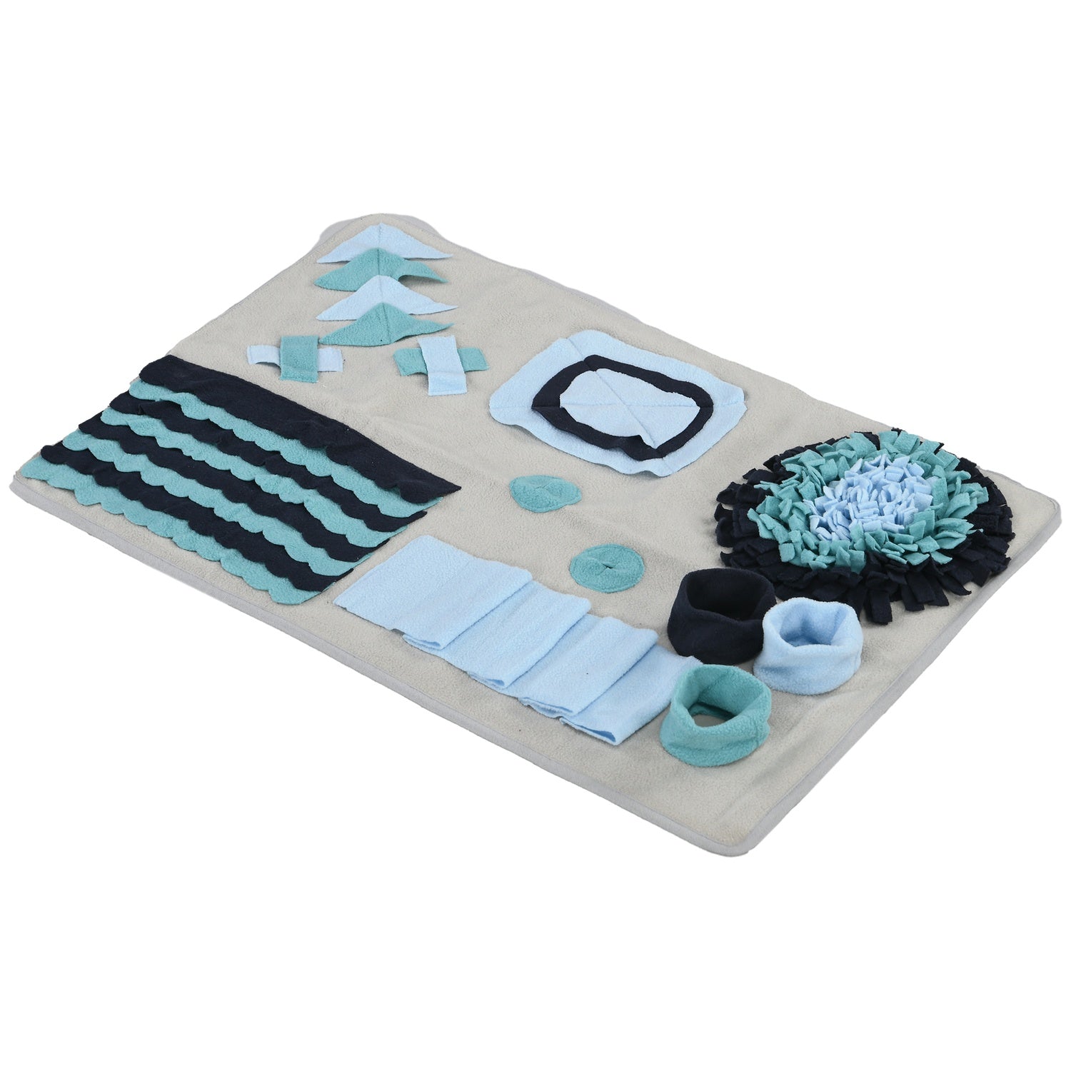 Dog Sniffing Mat, Slow Feeder, Velvet, Colorful