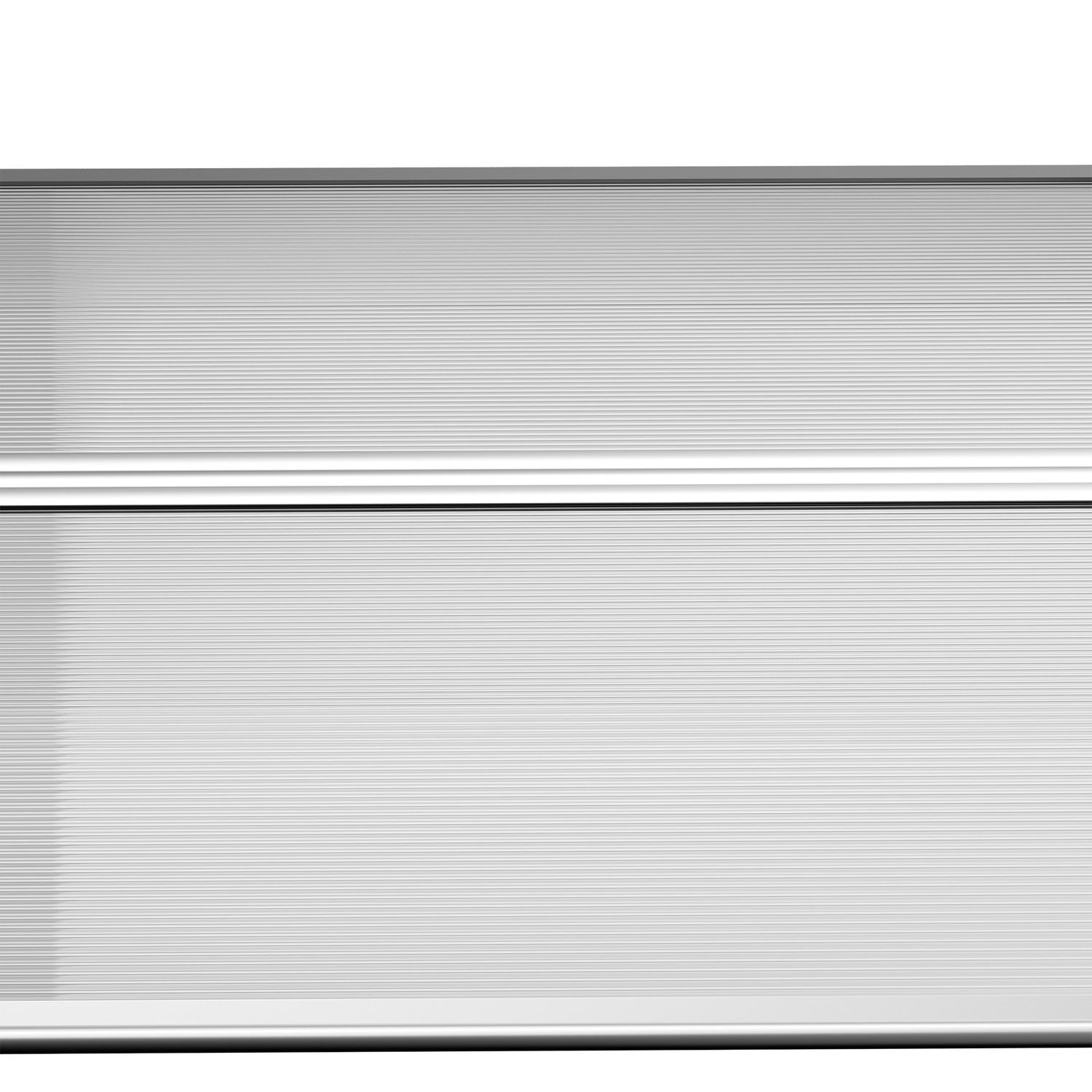 Dörrkapell – polykarbonat, aluminium, 110x60 cm, grå