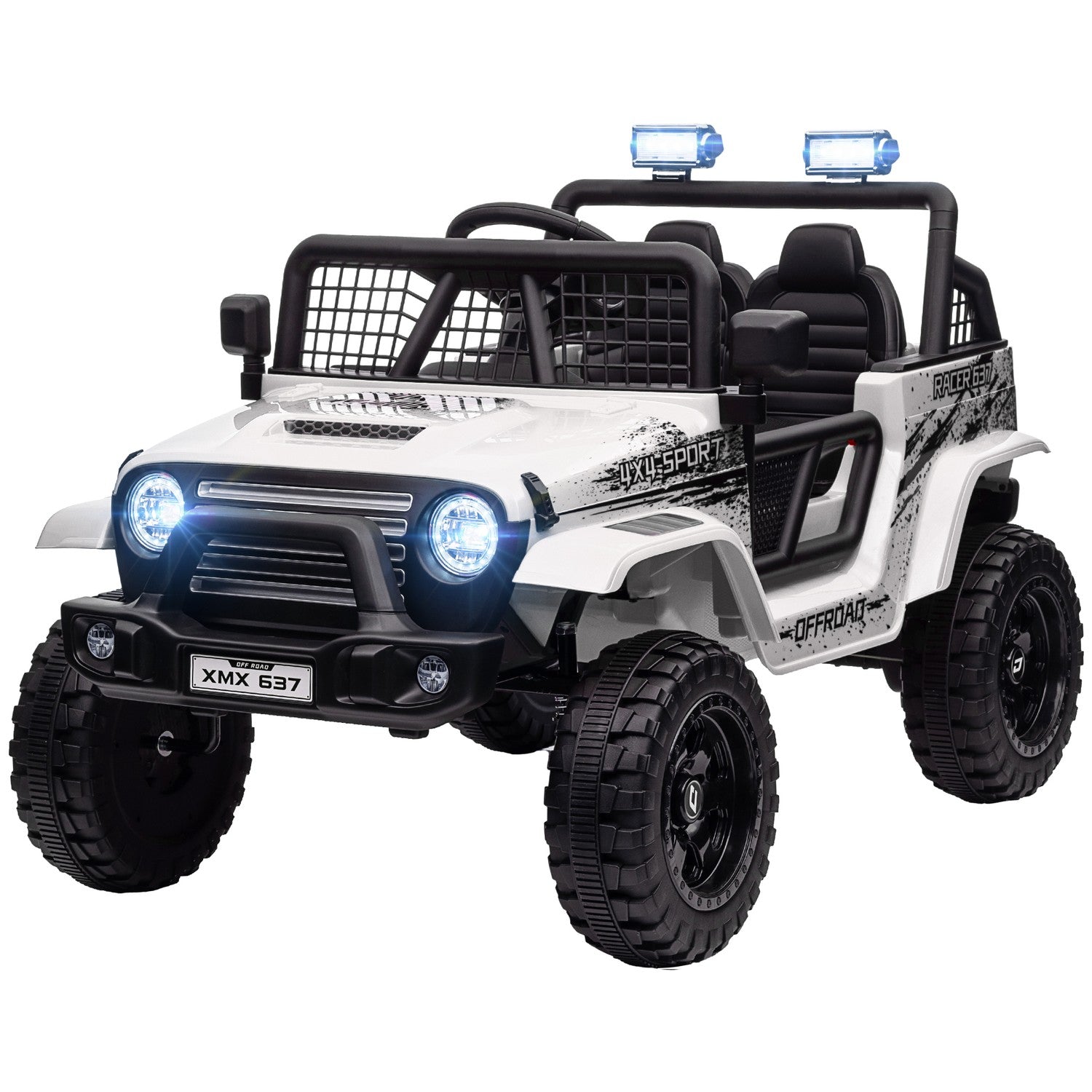 Elektrisk barnbil 12V – terräng, musik, fjärrkontroll