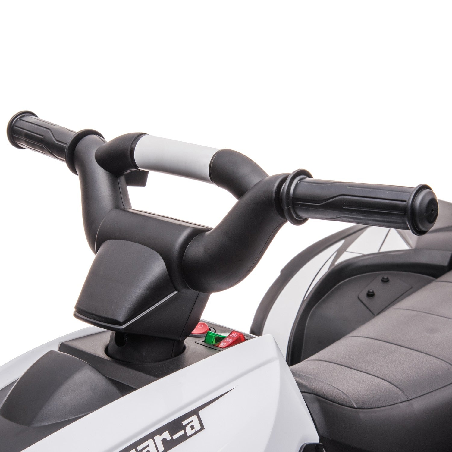 Elektrisk fyrhjuling för barn, 12V, USB & MP3, åldrarna 3-5, 1,5-3 km/h