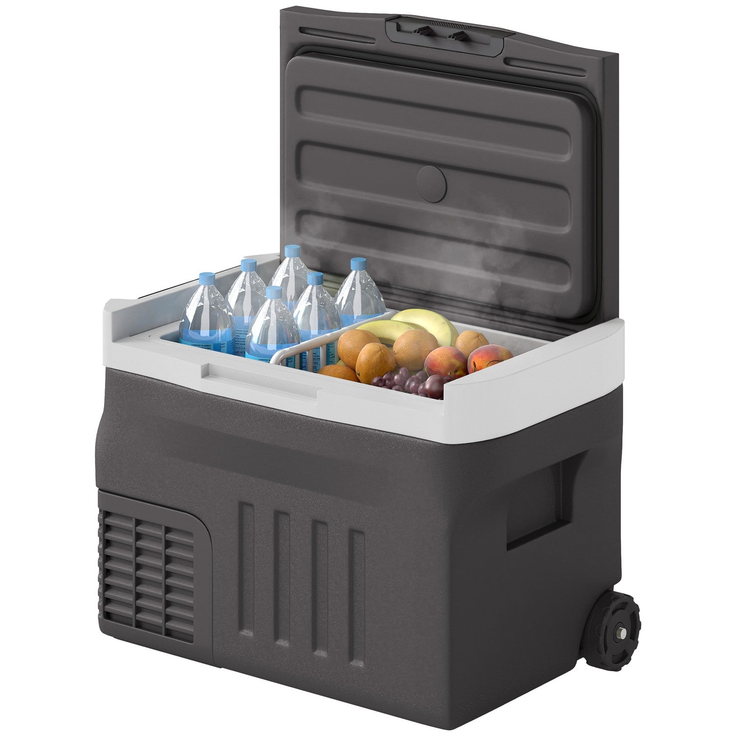 Elektrisk kylbox, 30L, LED, ECO Mode, 12/230V, Svart